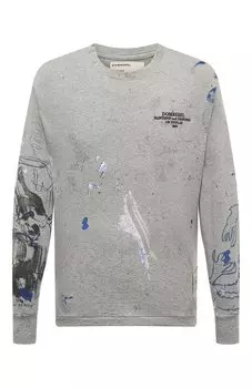 Хлопковый лонгслив DOMREBEL