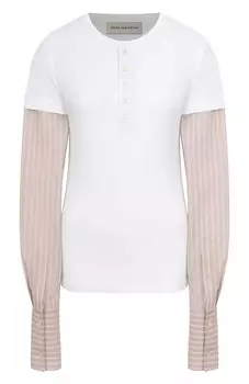 Хлопковый лонгслив Dries Van Noten