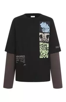 Хлопковый лонгслив Dries Van Noten