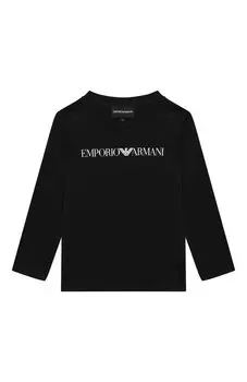 Хлопковый лонгслив Emporio Armani