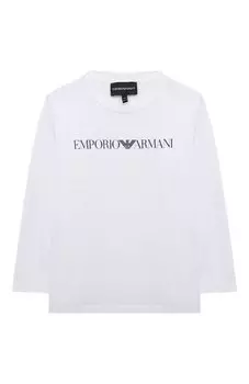 Хлопковый лонгслив Emporio Armani