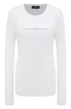 Хлопковый лонгслив Emporio Armani
