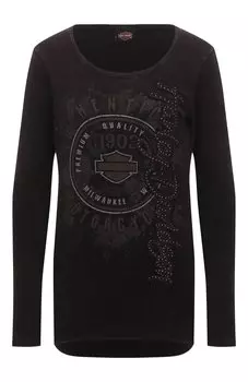 Хлопковый лонгслив Harley-Davidson