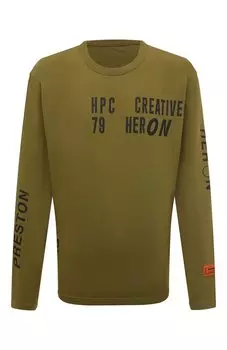 Хлопковый лонгслив Heron Preston