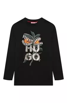 Хлопковый лонгслив HUGO