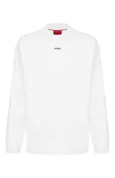 Хлопковый лонгслив HUGO