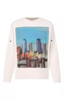 Хлопковый лонгслив HUGO