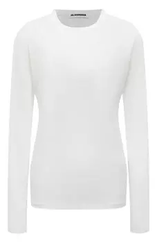 Хлопковый лонгслив Jil Sander