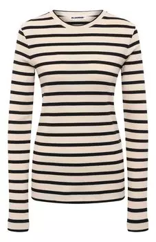 Хлопковый лонгслив Jil Sander
