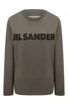 Хлопковый лонгслив Jil Sander