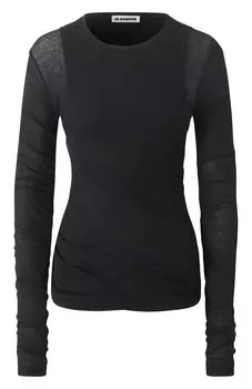 Хлопковый лонгслив Jil Sander
