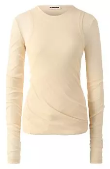 Хлопковый лонгслив Jil Sander