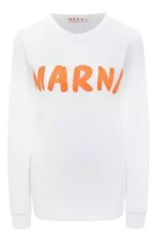 Хлопковый лонгслив Marni