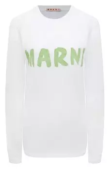 Хлопковый лонгслив Marni