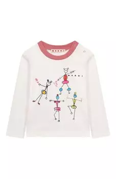 Хлопковый лонгслив Marni