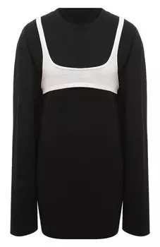 Хлопковый лонгслив MM6