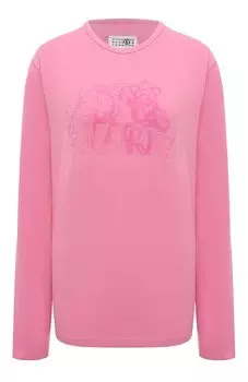 Хлопковый лонгслив MM6