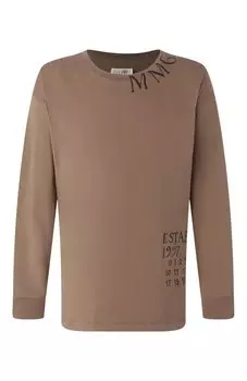 Хлопковый лонгслив MM6