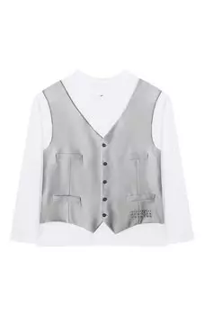 Хлопковый лонгслив MM6