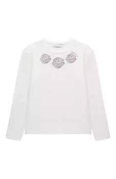 Хлопковый лонгслив Monnalisa