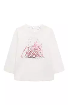 Хлопковый лонгслив Monnalisa