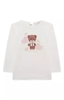 Хлопковый лонгслив Monnalisa