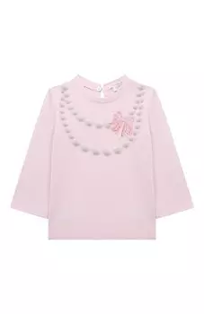 Хлопковый лонгслив Monnalisa