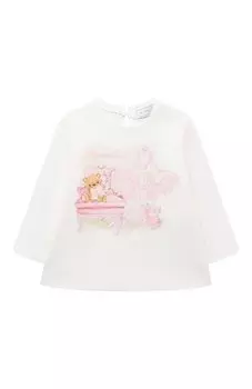 Хлопковый лонгслив Monnalisa