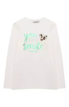 Хлопковый лонгслив Monnalisa