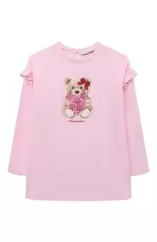 Хлопковый лонгслив Monnalisa