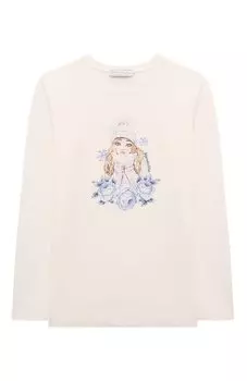 Хлопковый лонгслив Monnalisa