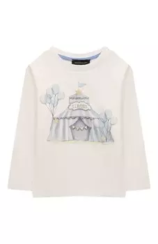 Хлопковый лонгслив Monnalisa