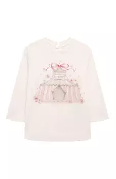 Хлопковый лонгслив Monnalisa