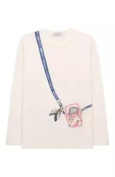 Хлопковый лонгслив Monnalisa