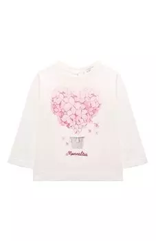 Хлопковый лонгслив Monnalisa