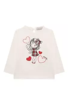 Хлопковый лонгслив Monnalisa