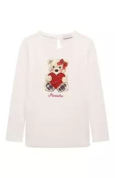 Хлопковый лонгслив Monnalisa