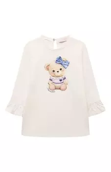 Хлопковый лонгслив Monnalisa