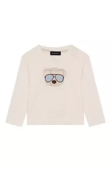 Хлопковый лонгслив Monnalisa