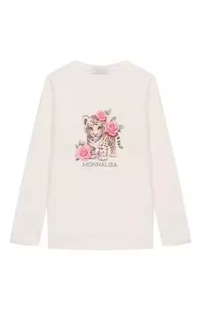 Хлопковый лонгслив Monnalisa