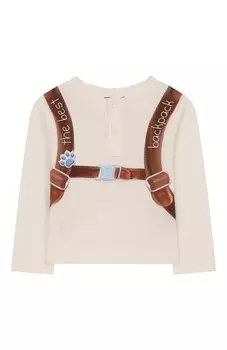 Хлопковый лонгслив Monnalisa