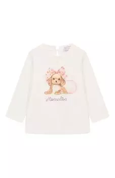 Хлопковый лонгслив Monnalisa