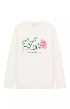 Хлопковый лонгслив Monnalisa