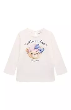Хлопковый лонгслив Monnalisa