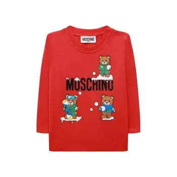 Хлопковый лонгслив Moschino