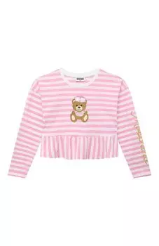 Хлопковый лонгслив Moschino