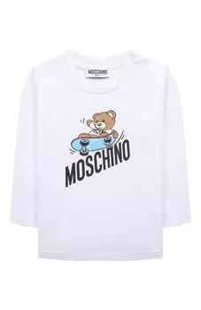 Хлопковый лонгслив Moschino