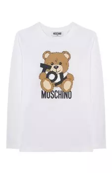 Хлопковый лонгслив Moschino