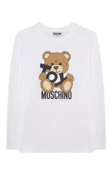 Хлопковый лонгслив Moschino
