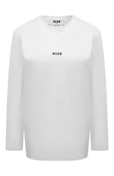 Хлопковый лонгслив MSGM